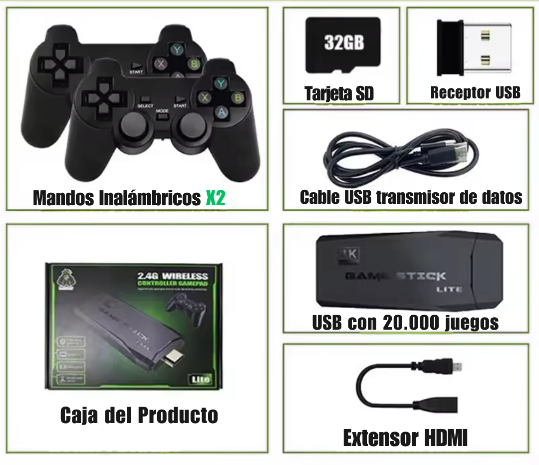 Consola Retro con 20.000 juegos